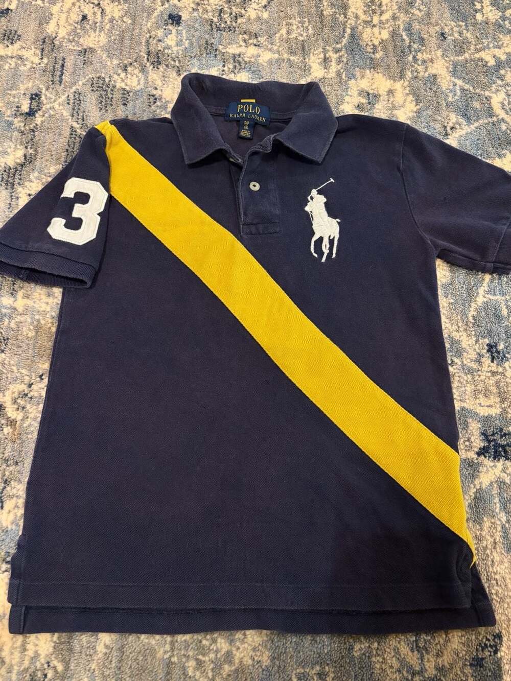 Polo Ralph Lauren Polo Shirt Size S/P (8) Navy